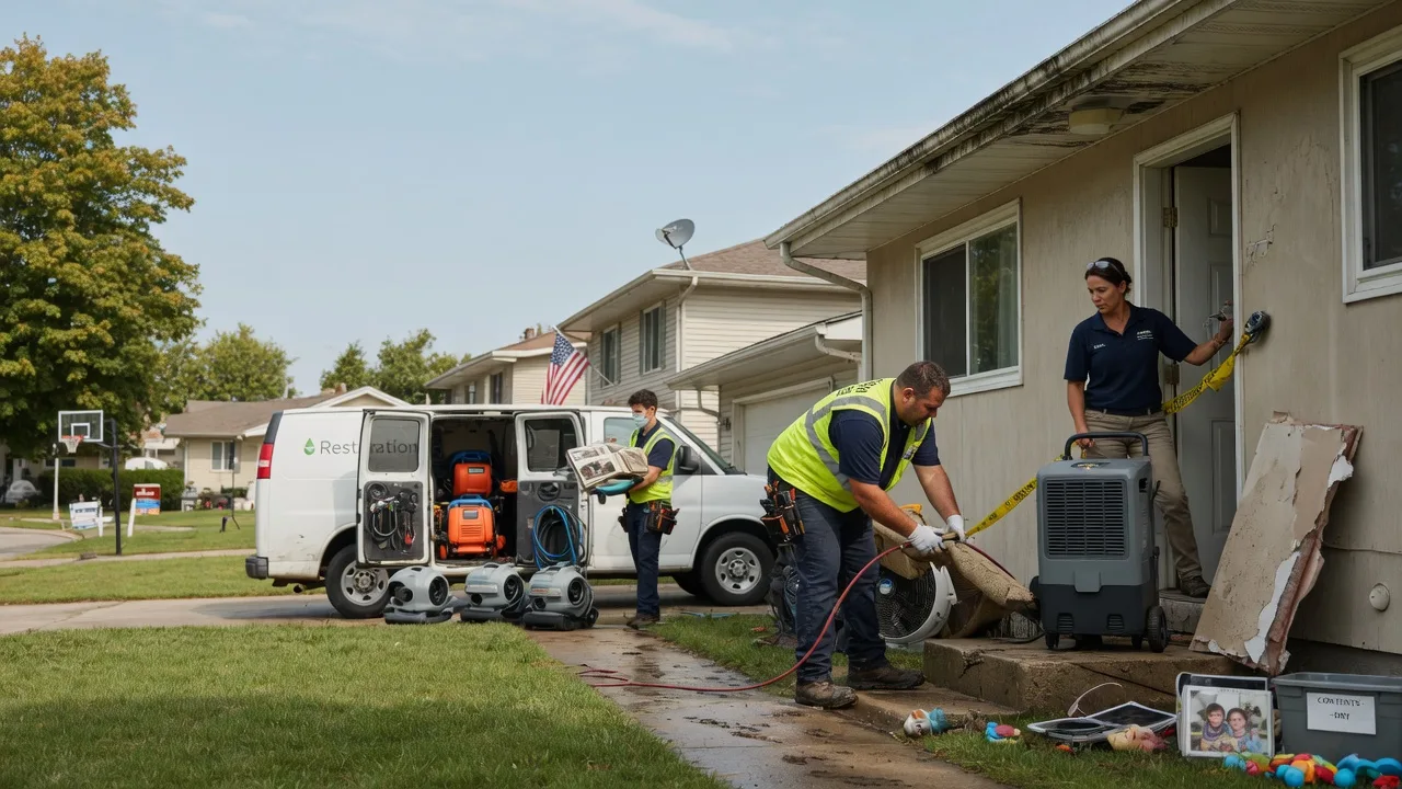 Water Damage Restoration in Fieldon, IL near me